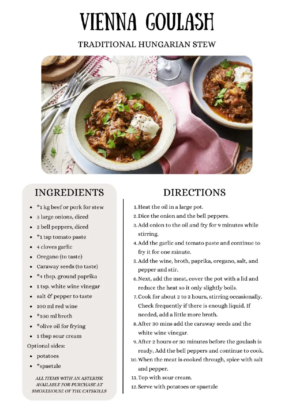 Vienna Goulash Recipe